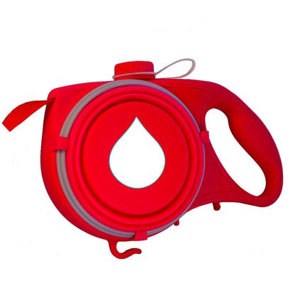 Portable Traction Rope with Water Bottle for Outdoors